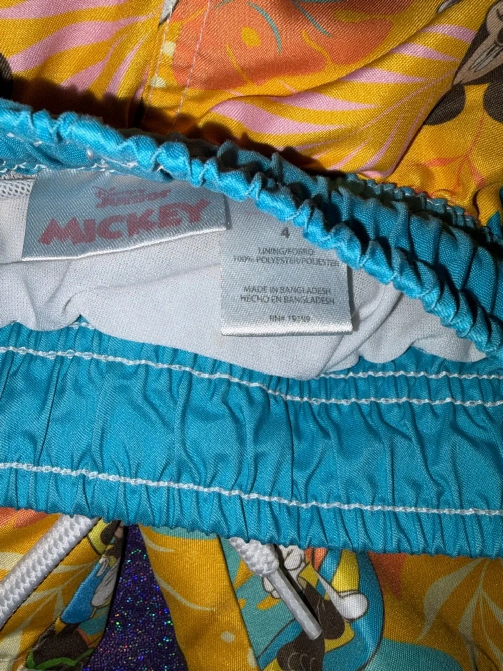 Mickey Mouse Hawaiian Swim Trunks